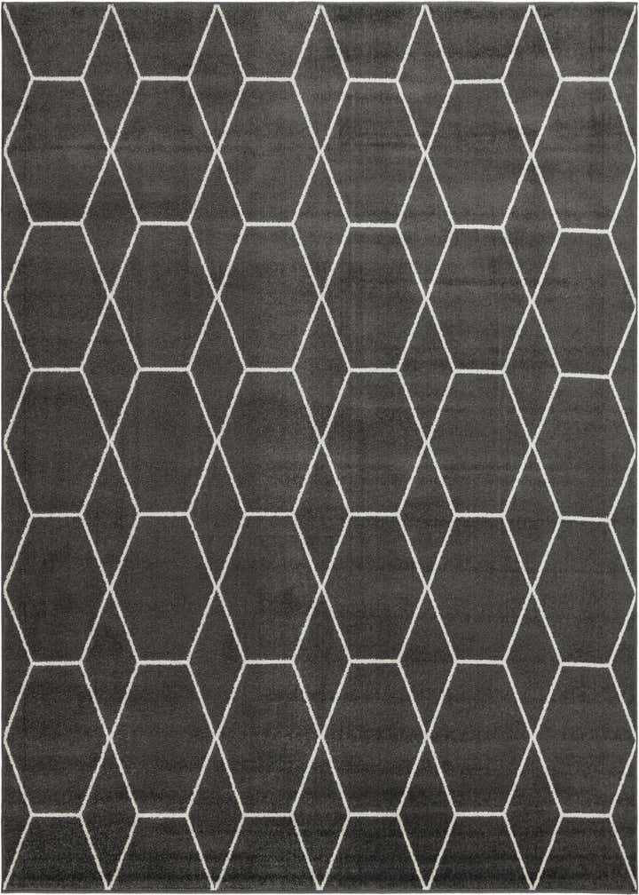 10' x 10' Lattice Frieze Square Rug