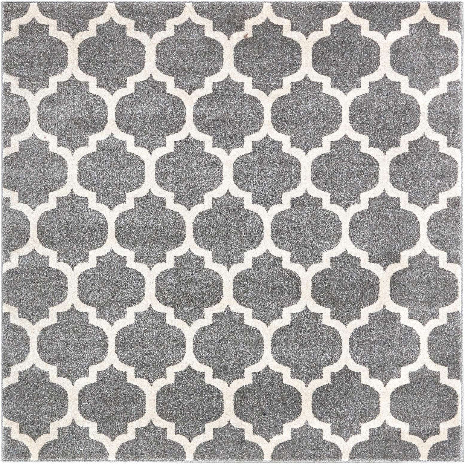 6' x 6' Lattice Square Rug