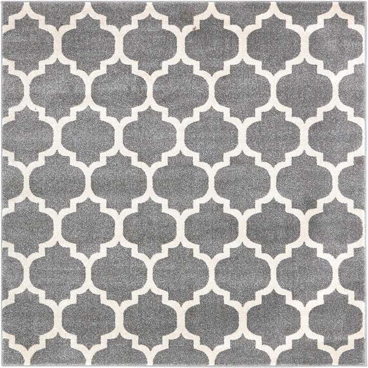 6' x 6' Lattice Square Rug