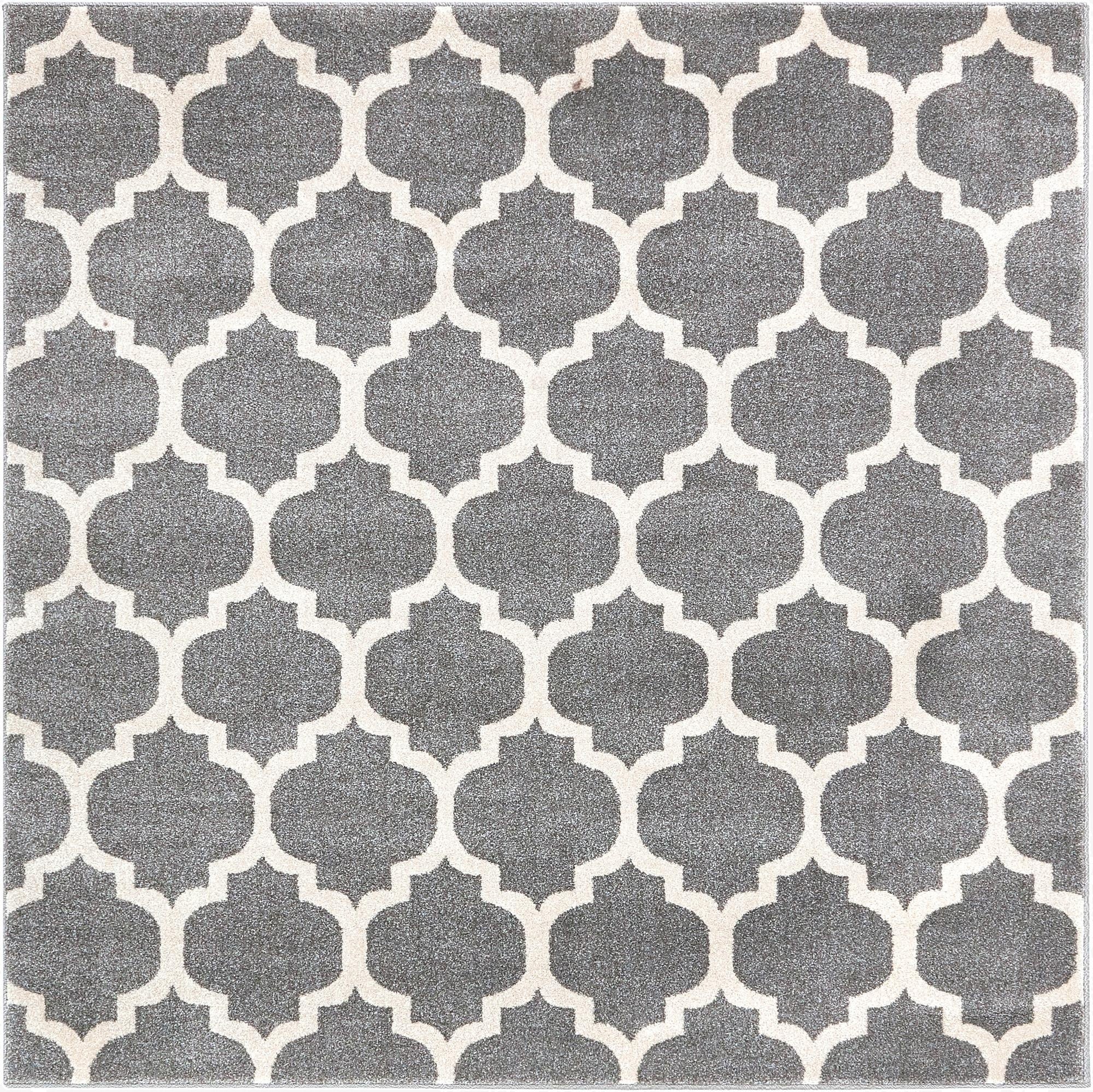 6' x 6' Lattice Square Rug