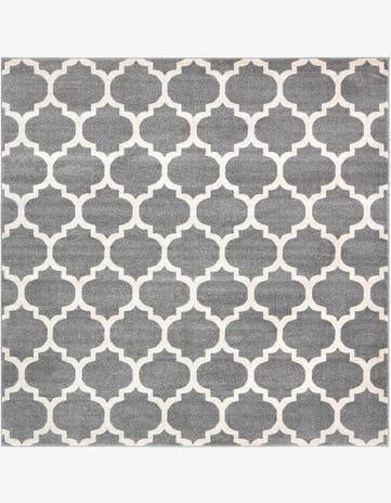 7' 10 x 7' 10 Lattice Square Rug