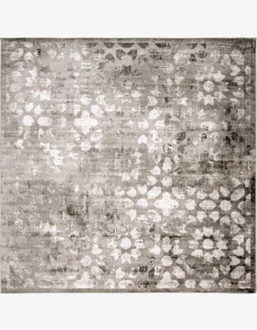 Dark Gray Monte Carlo Square Rug