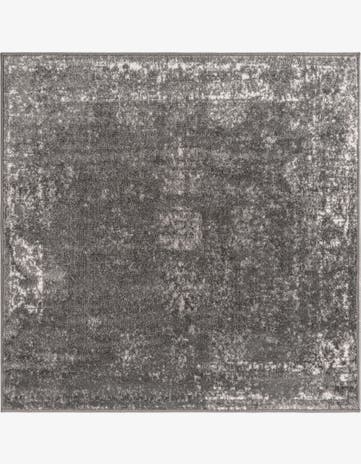 Dark Gray Monte Carlo Square Rug
