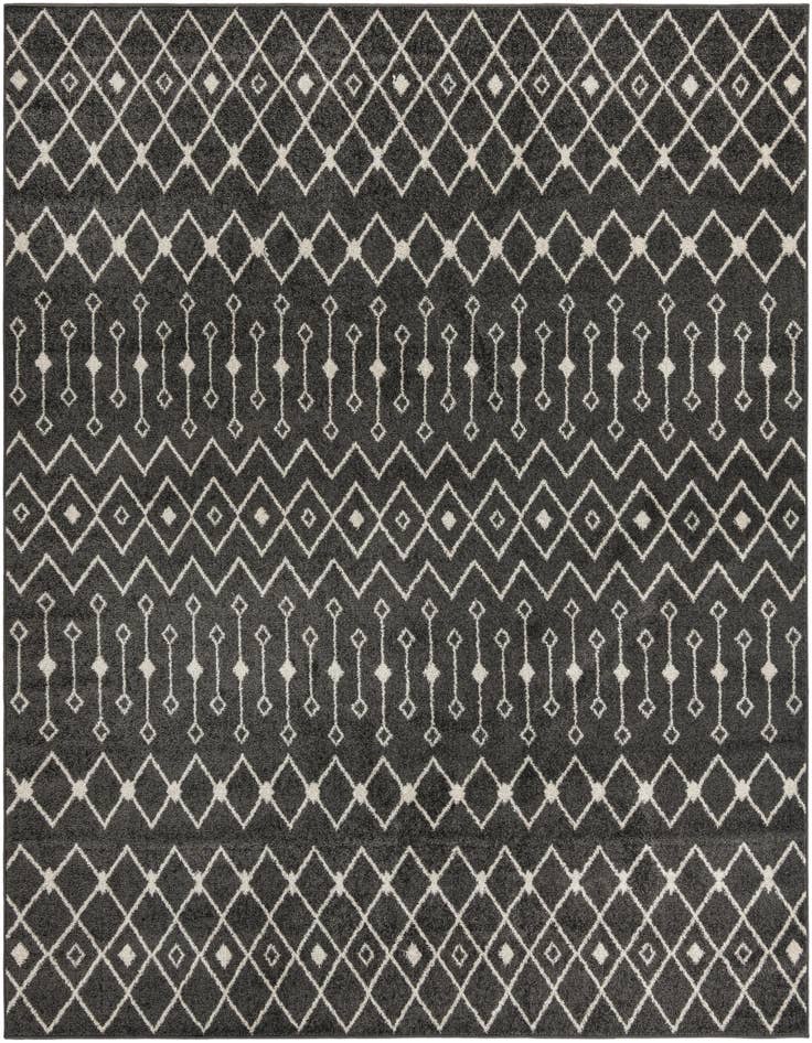 Detail image of 10' x 10' Moroccan Trellis Square Rug