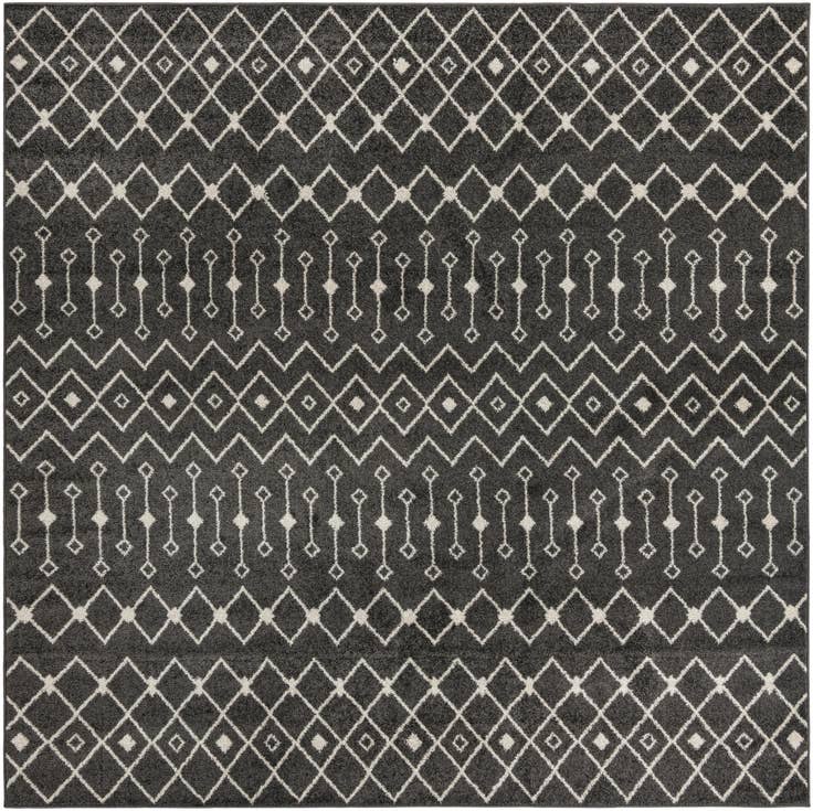 Detail image of 10' x 10' Moroccan Trellis Square Rug