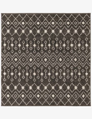 5' 3 x 5' 3 Moroccan Trellis Square Rug
