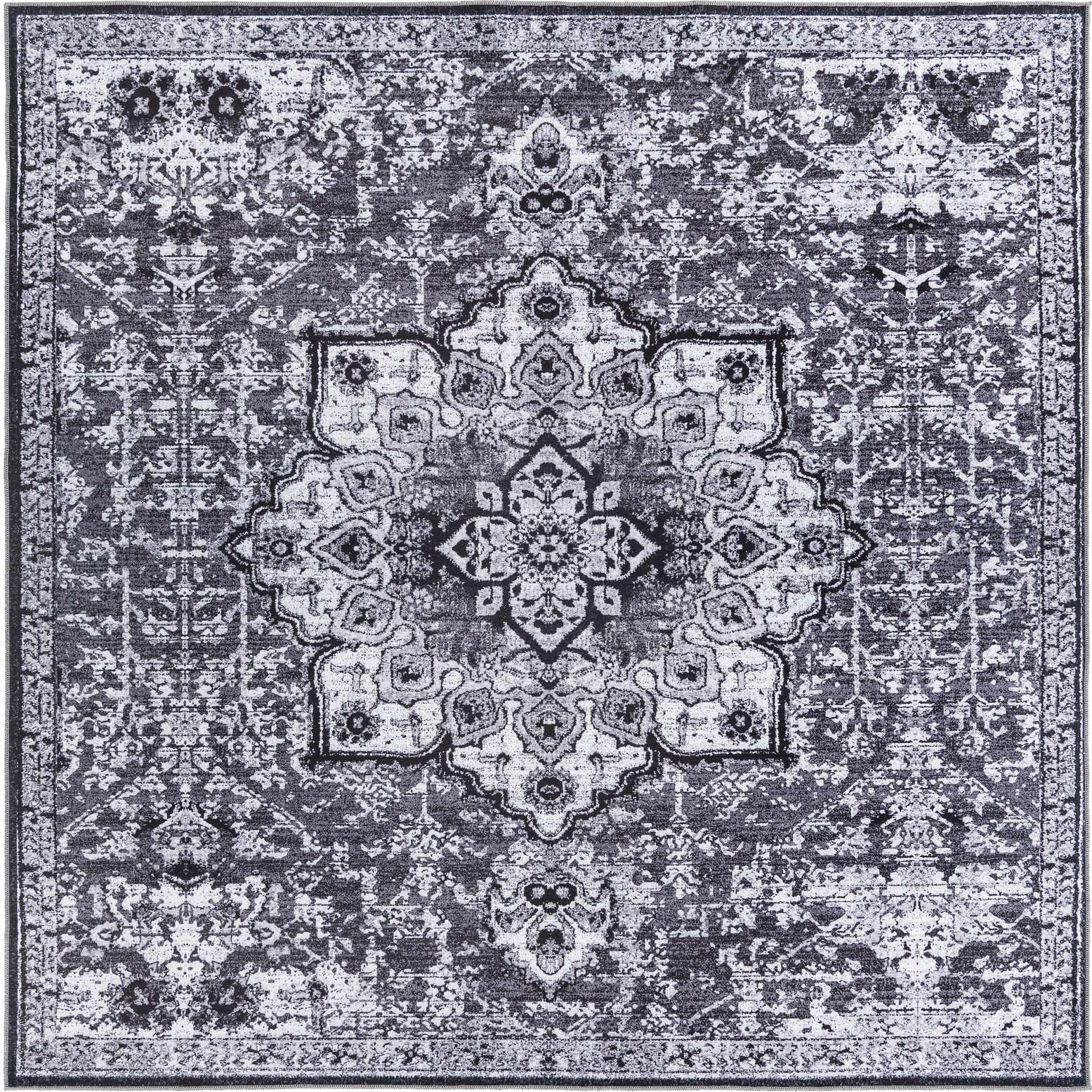 10' 6 x 10' 6 Washable Renaissance Square Rug