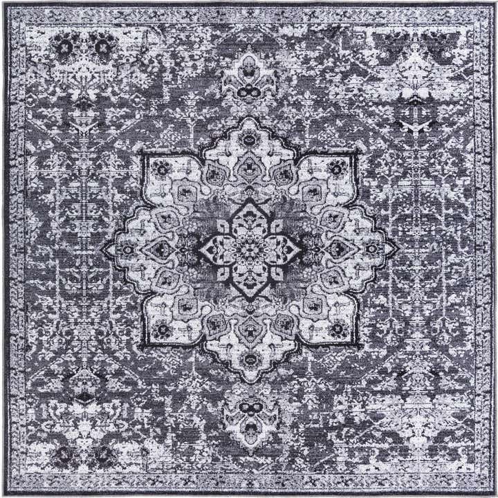 10' 6 x 10' 6 Washable Renaissance Square Rug