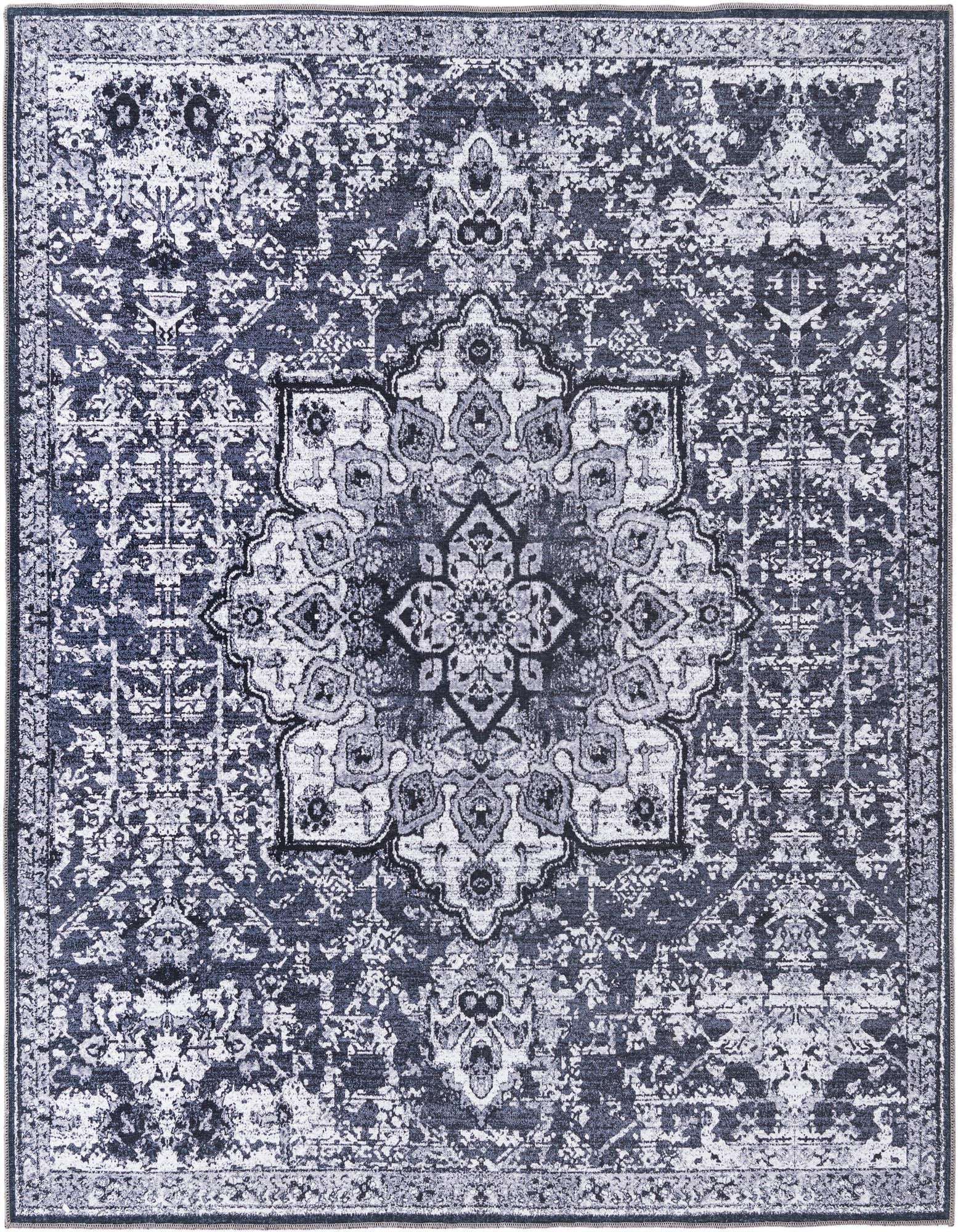 7' 3 x 7' 3 Washable Renaissance Square Rug