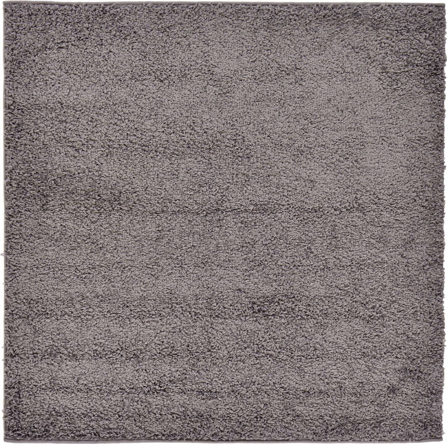 4' x 4' Solid Frieze Square Rug