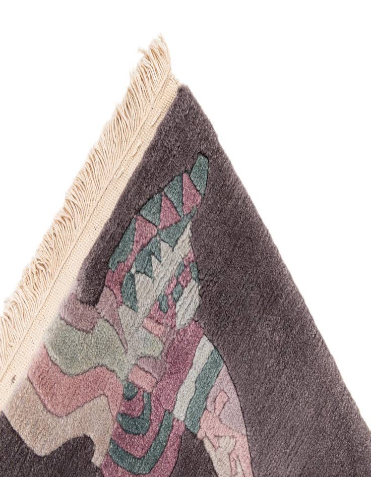 Detail image of 7' 11 x 8' 1 Hand Knotted Tibet Wool Square Rug