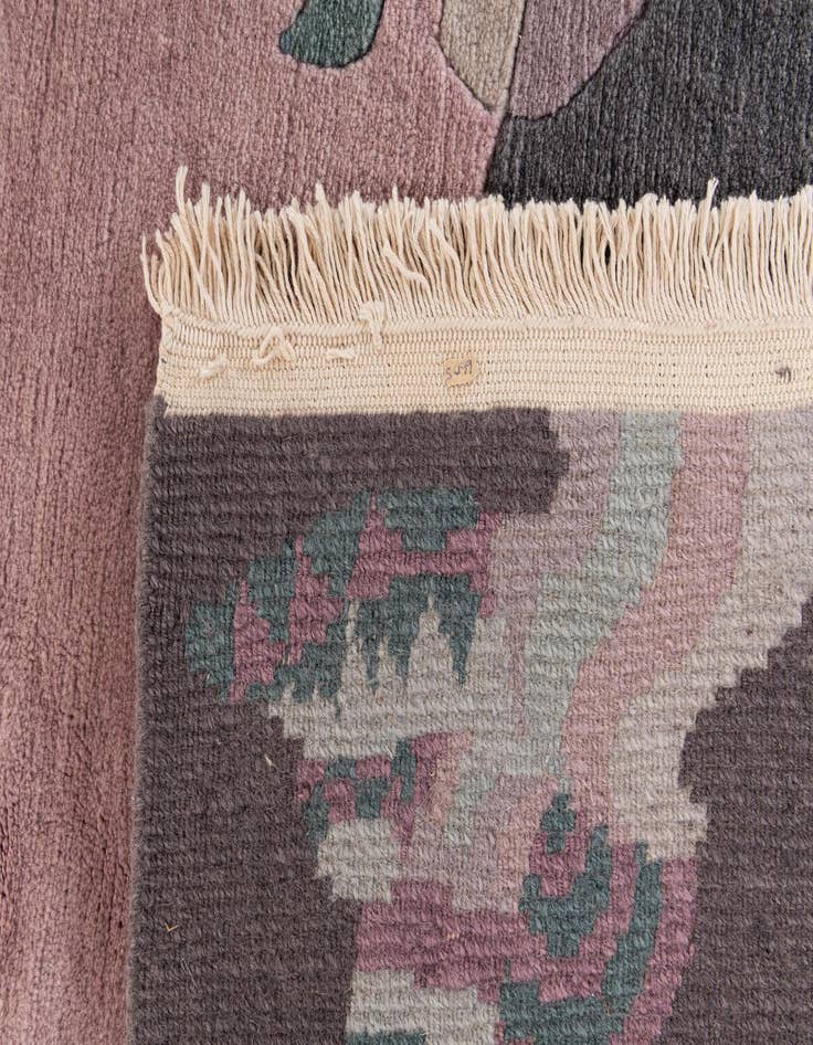 Detail image of 7' 11 x 8' 1 Hand Knotted Tibet Wool Square Rug
