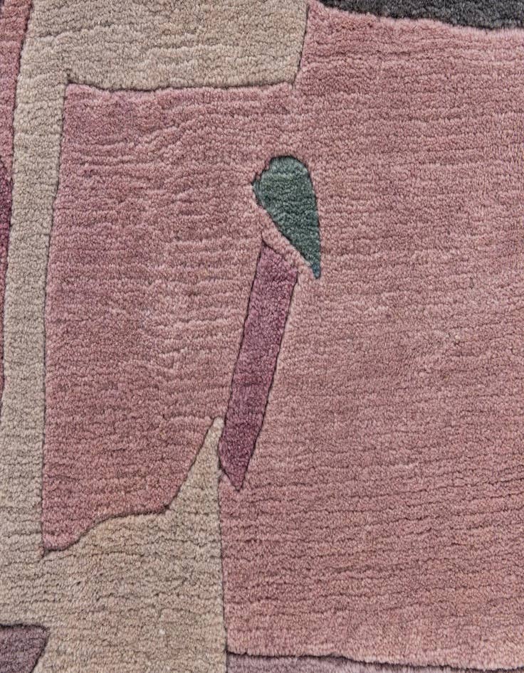 Detail image of 7' 11 x 8' 1 Hand Knotted Tibet Wool Square Rug