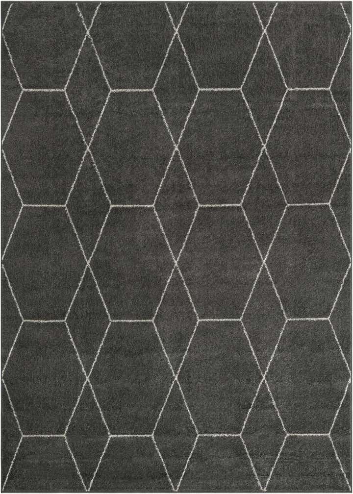 4' x 4' Trellis Frieze Square Rug