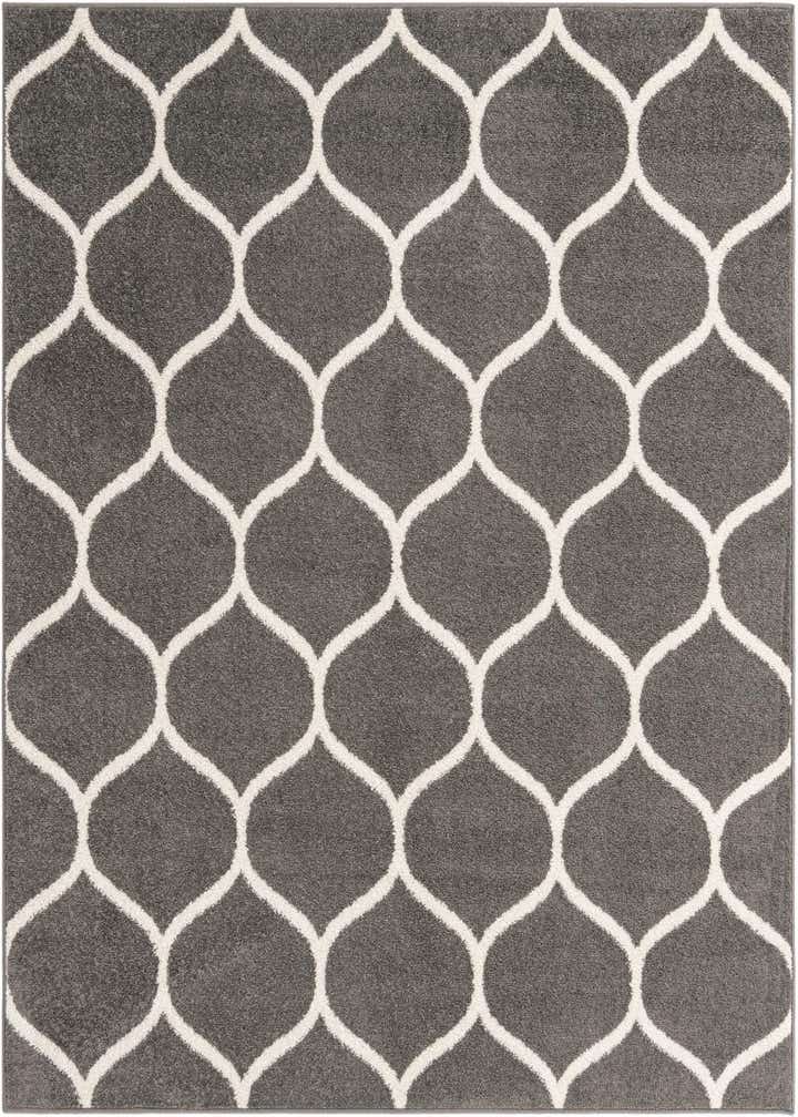 4' x 4' Trellis Frieze Square Rug