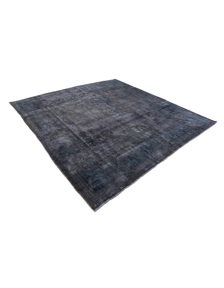 Detail image of 8' 7 x 8' 9 Hand Knotted Ultra Vintage Persian Wool Square Rug