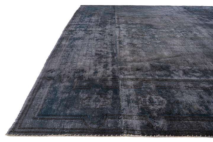 8' 7 x 8' 9 Hand Knotted Ultra Vintage Persian Wool Square Rug