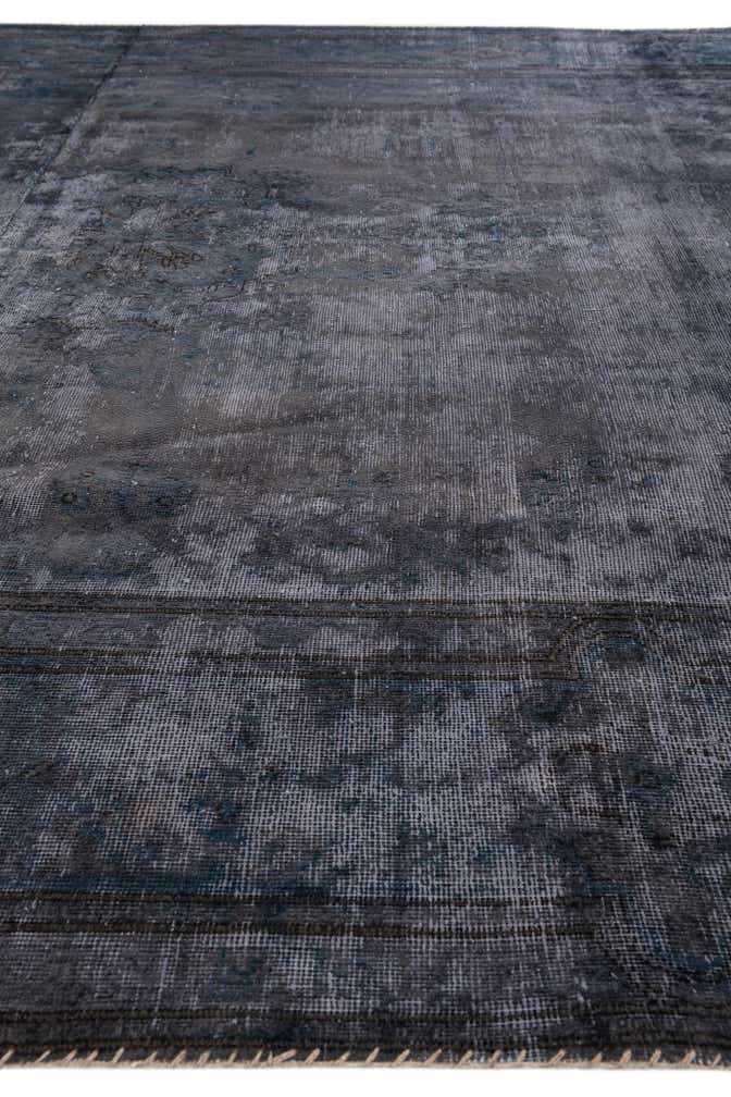 8' 7 x 8' 9 Hand Knotted Ultra Vintage Persian Wool Square Rug