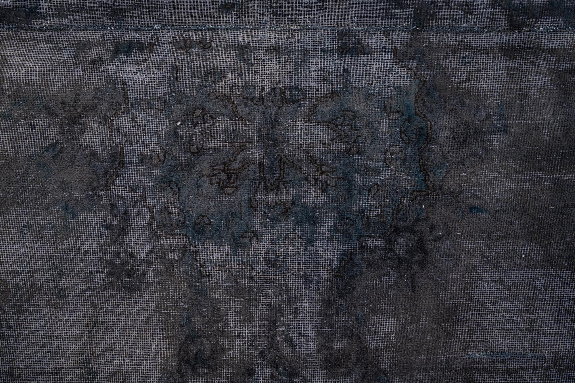 8' 7 x 8' 9 Hand Knotted Ultra Vintage Persian Wool Square Rug