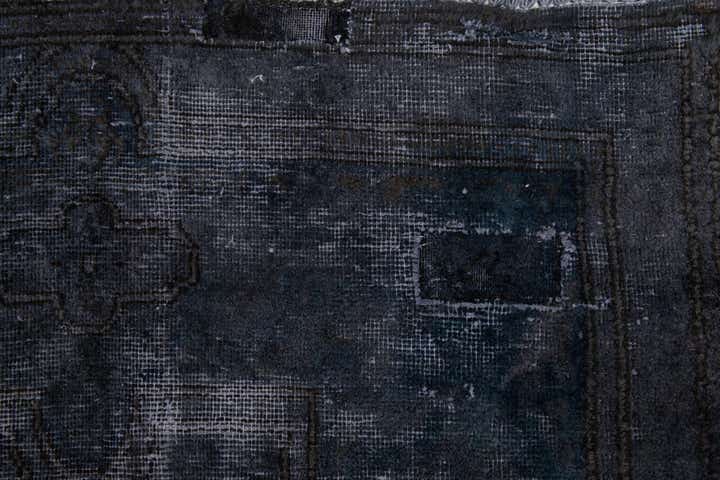8' 7 x 8' 9 Hand Knotted Ultra Vintage Persian Wool Square Rug