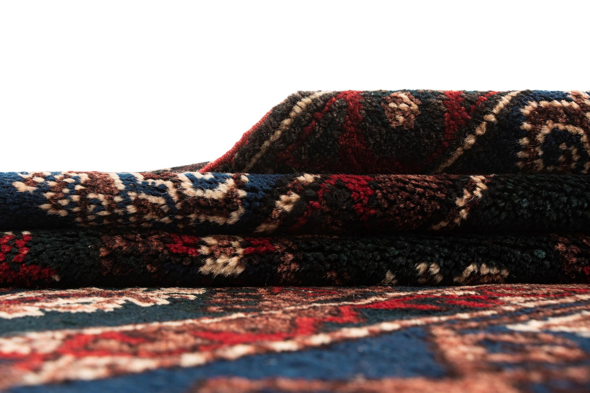 4' x 6' Hand Knotted Balouch Oriental Wool Rug
