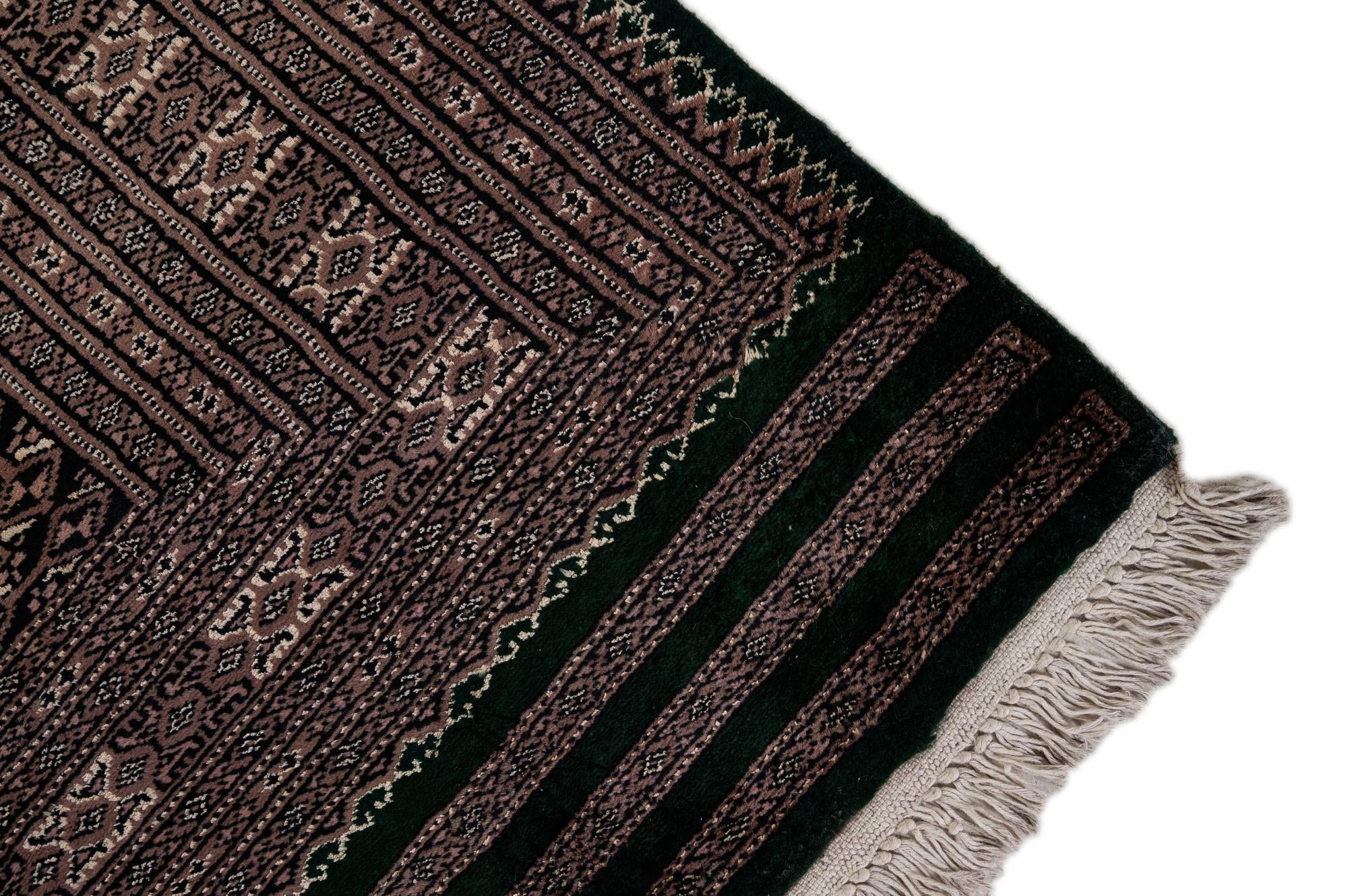 7' 3 x 10' 5 Hand Knotted Bokhara Oriental Rug