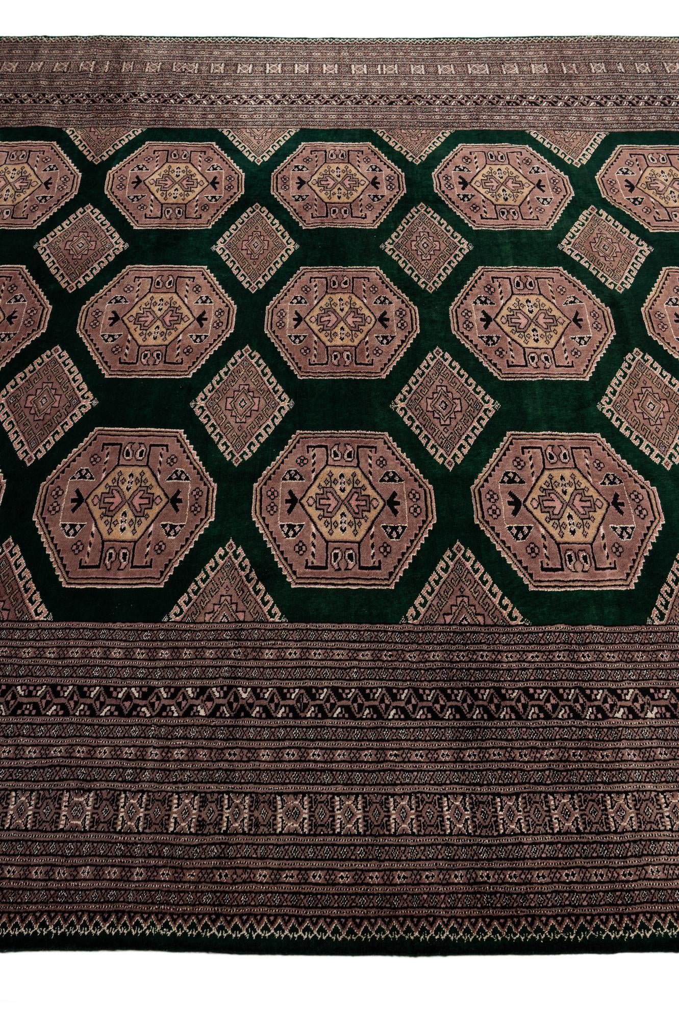 7' 3 x 10' 5 Hand Knotted Bokhara Oriental Rug
