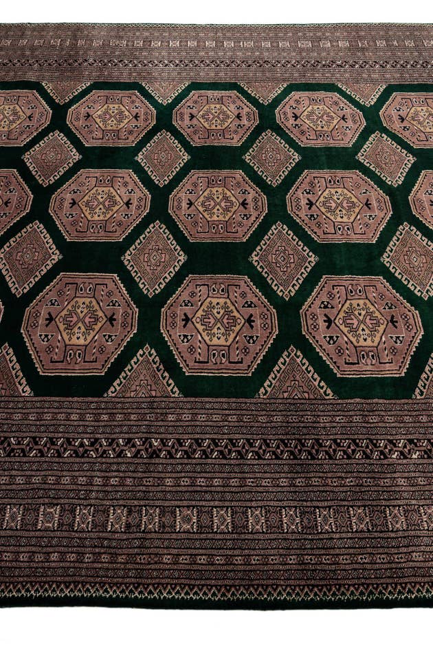 Detail image of 7' 3 x 10' 5 Hand Knotted Bokhara Oriental Rug