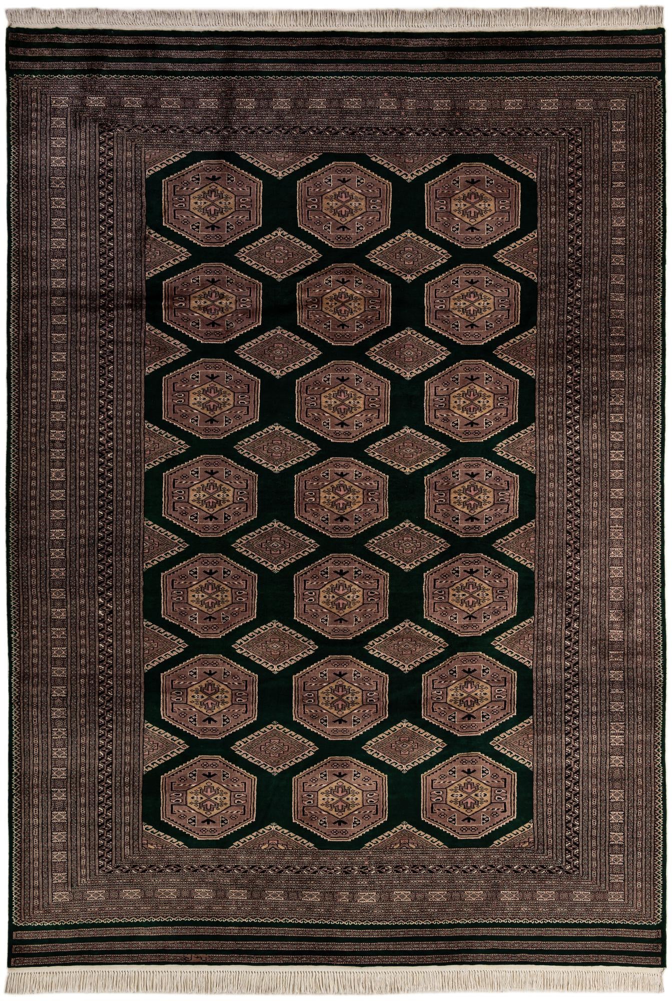 7' 3 x 10' 5 Hand Knotted Bokhara Oriental Rug
