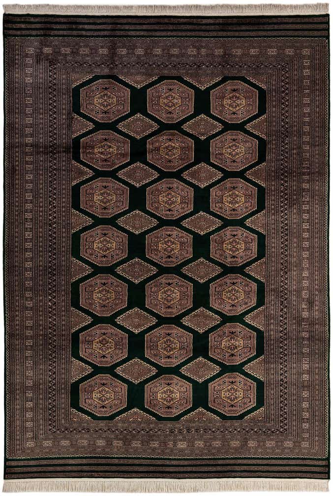 7' 3 x 10' 5 Hand Knotted Bokhara Oriental Rug
