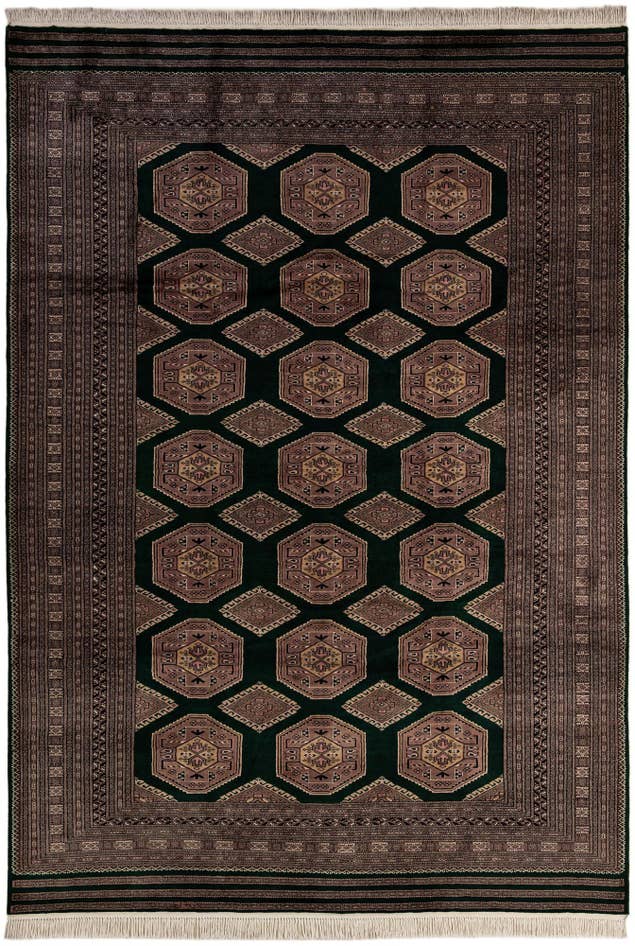 Detail image of 7' 3 x 10' 5 Hand Knotted Bokhara Oriental Rug
