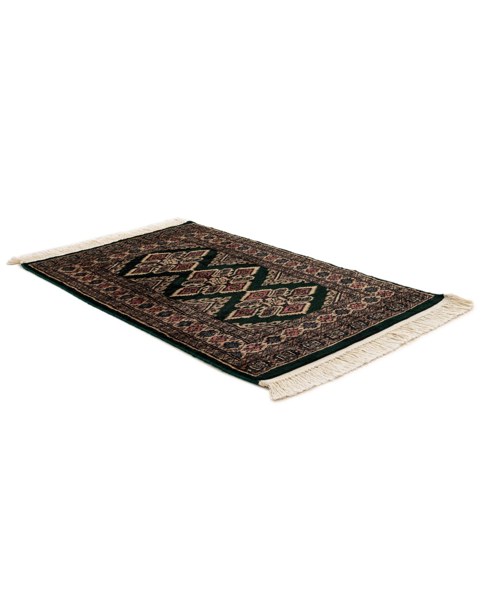 60cm x 95cm anudado a mano Bokhara Alfombra Oriental Lana