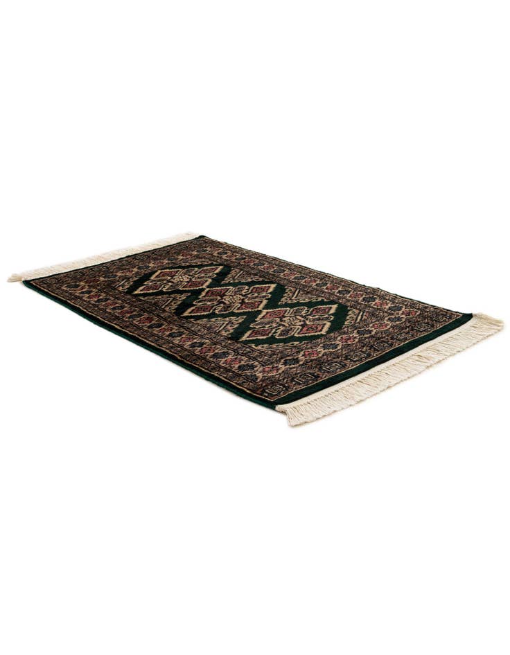 Detail image of 2' x 3' 1  Hand Knotted Bokhara Oriental Wool Rug