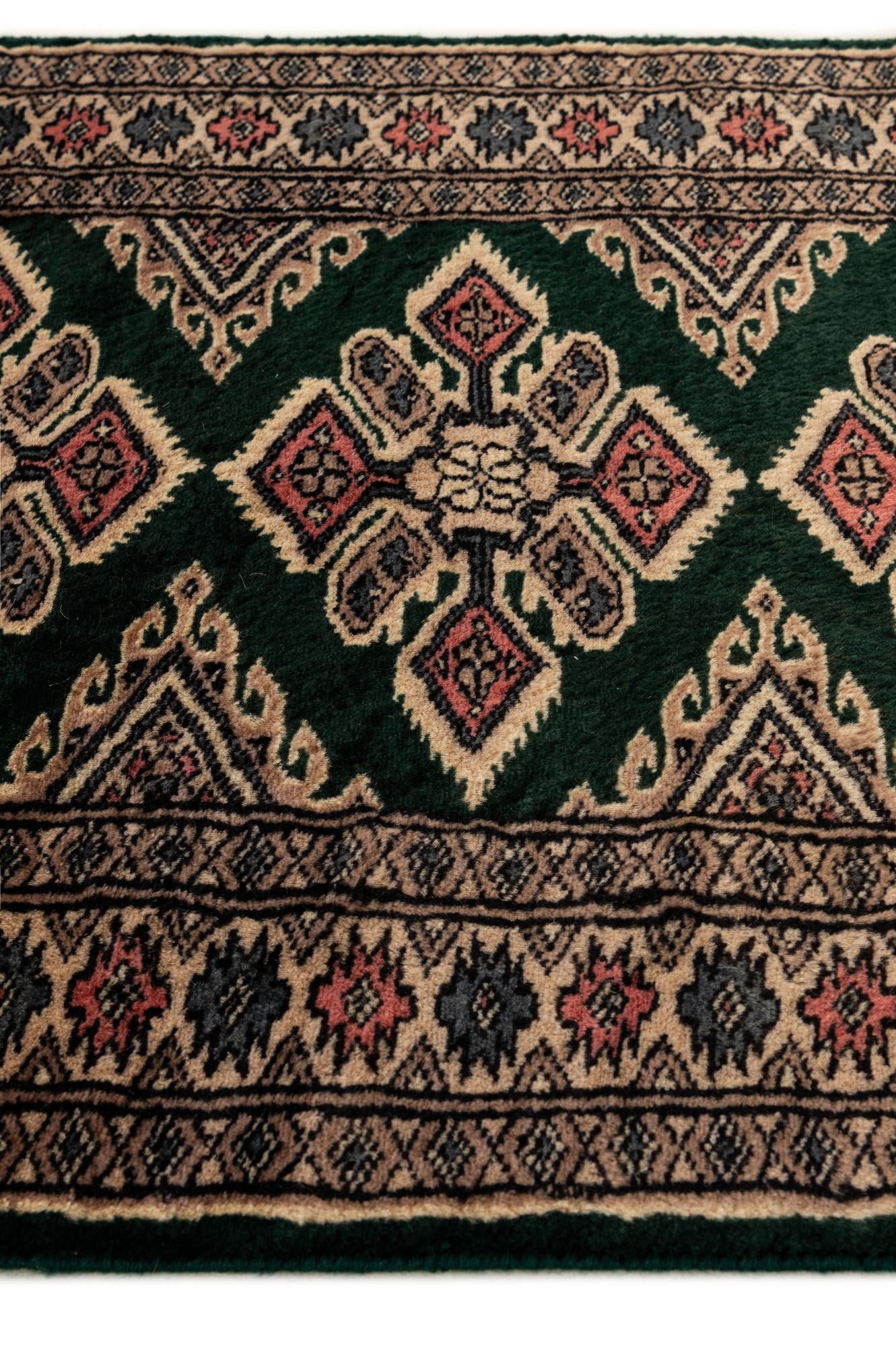 60cm x 95cm anudado a mano Bokhara Alfombra Oriental Lana