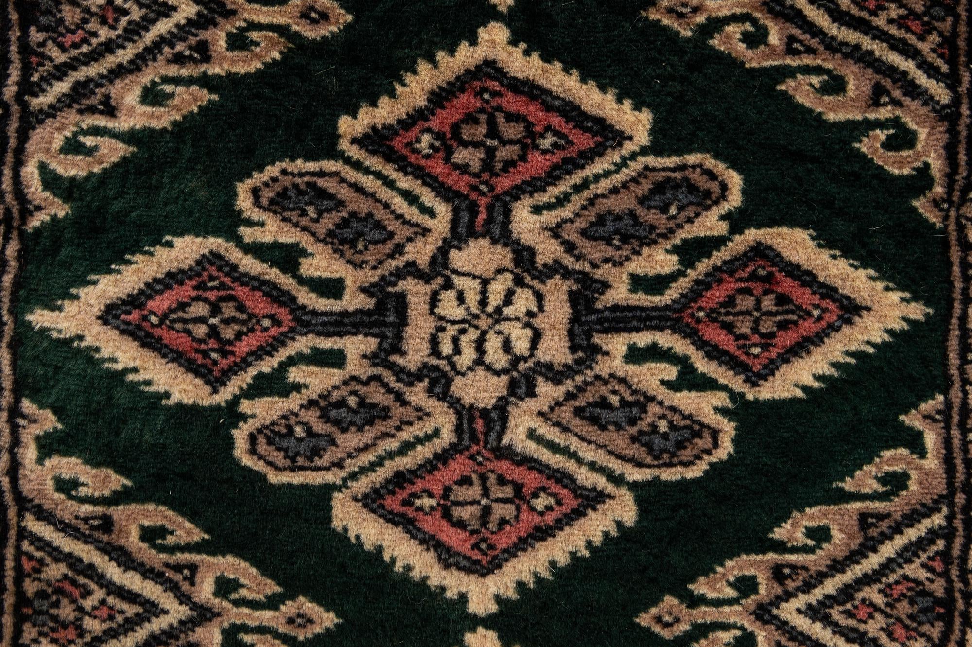 60cm x 95cm anudado a mano Bokhara Alfombra Oriental Lana