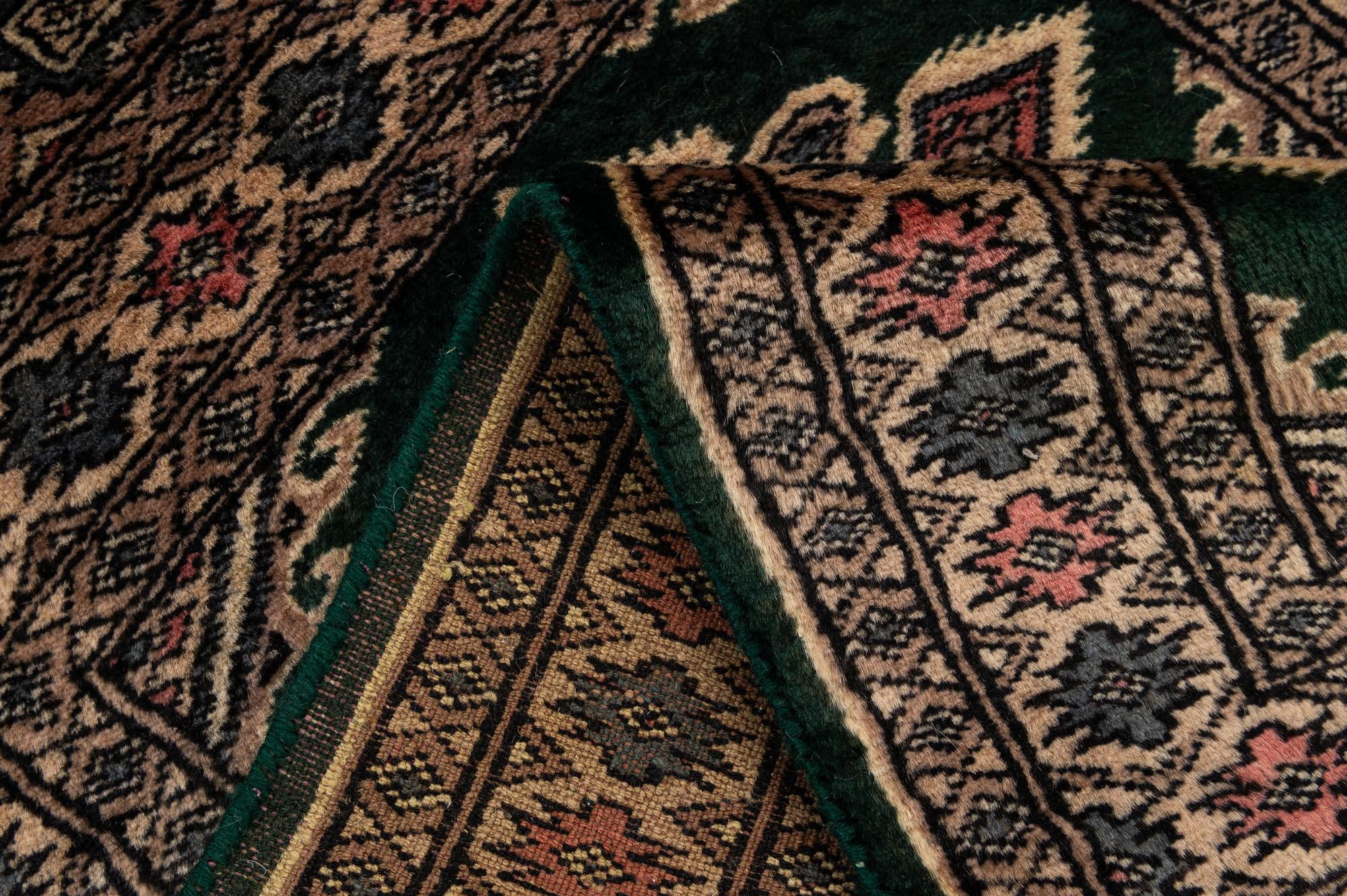 60cm x 95cm anudado a mano Bokhara Alfombra Oriental Lana
