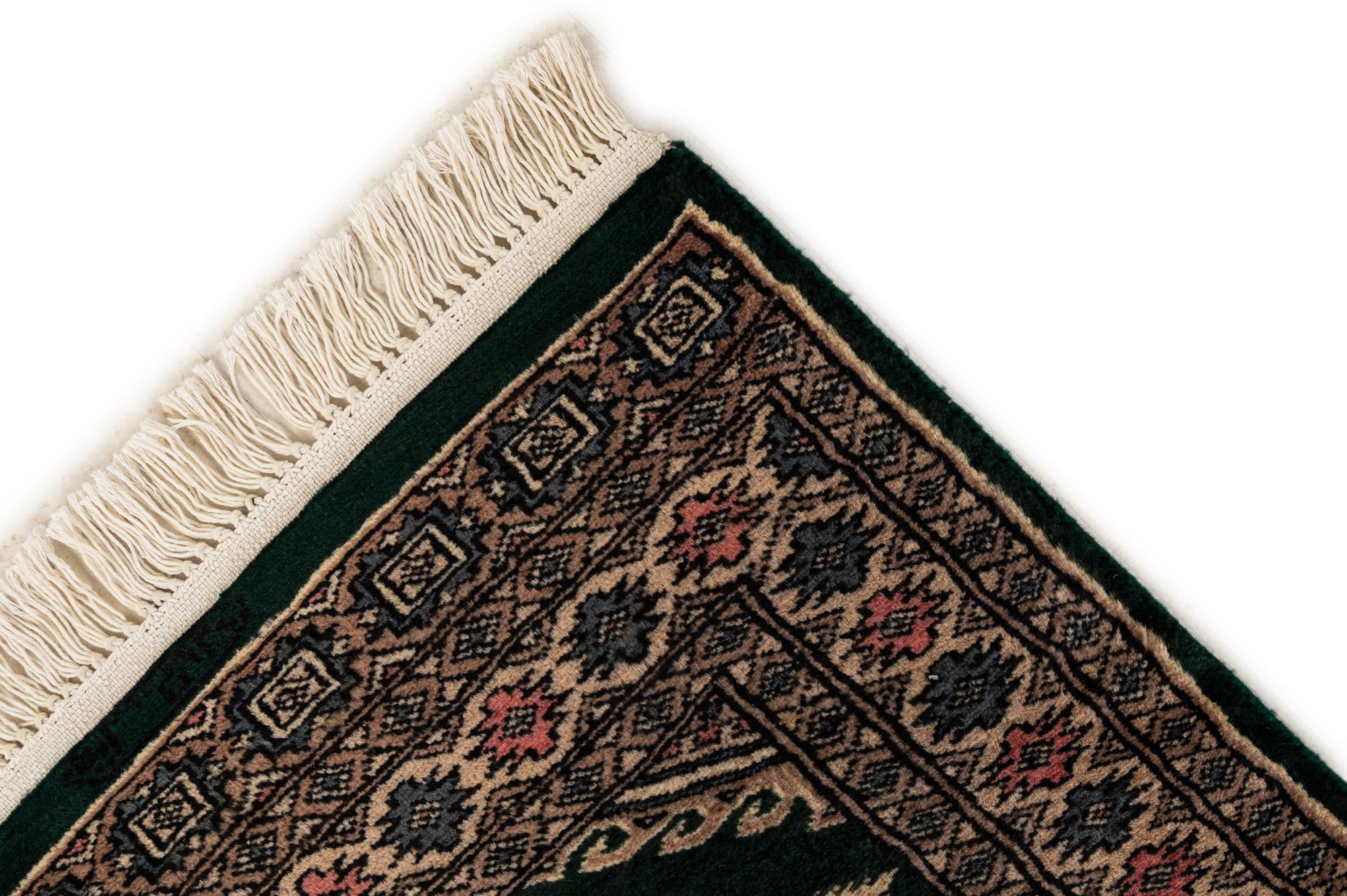 60cm x 95cm anudado a mano Bokhara Alfombra Oriental Lana