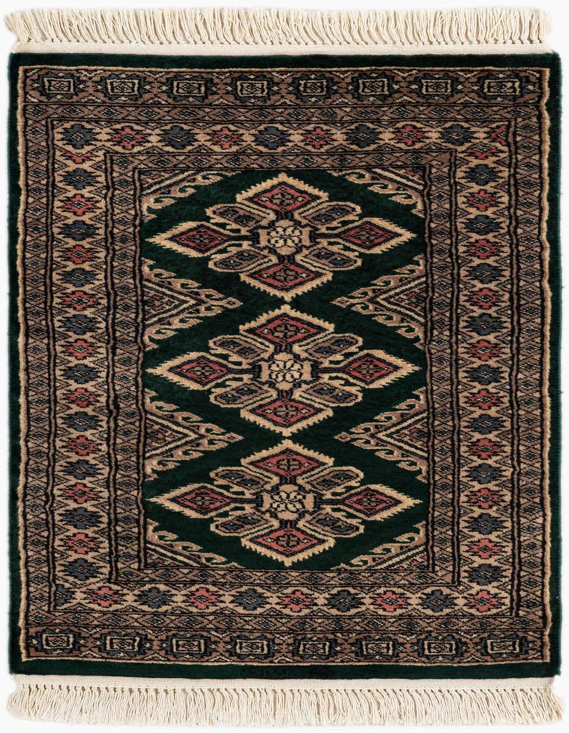 Primary image 2' x 3' 1  Hand Knotted Bokhara Oriental Wool Rug