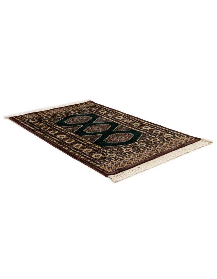 2' 8 x 4' 1 Hand Knotted Bokhara Oriental Wool Rug