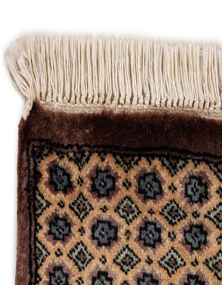 Detail image of 2' 8 x 4' 1  Hand Knotted Bokhara Oriental Wool Rug