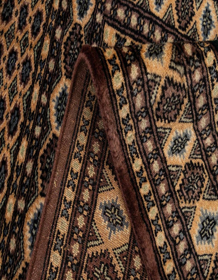 Detail image of 2' 8 x 4' 1  Hand Knotted Bokhara Oriental Wool Rug