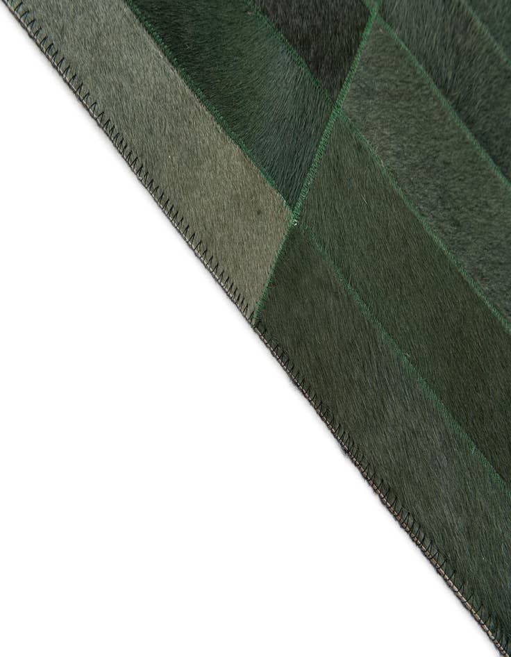 Detail image of 5' 1 x 7' 10 Cowhide Stocks Rug