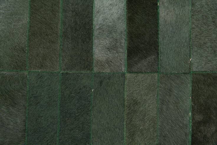 Detail image of 5' 1 x 7' 10 Cowhide Stocks Rug