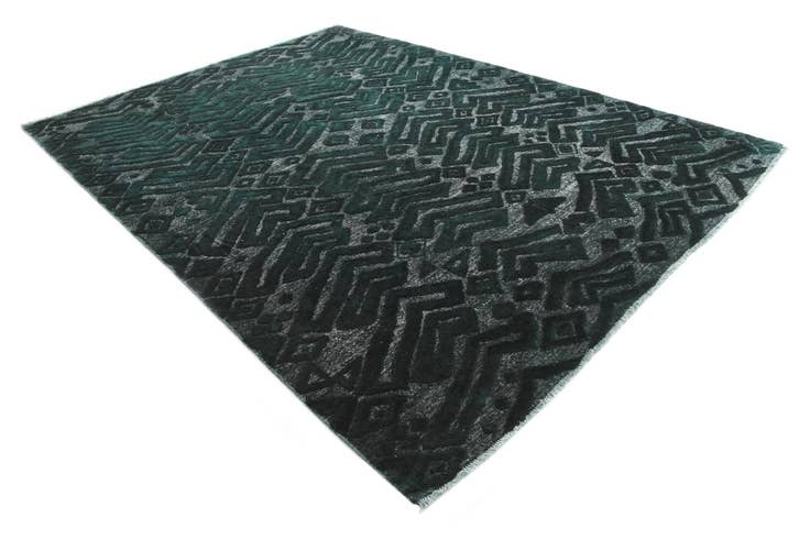 Detail image of 8' 10 x 12' 5 Hand Knotted Darya Wool Rug