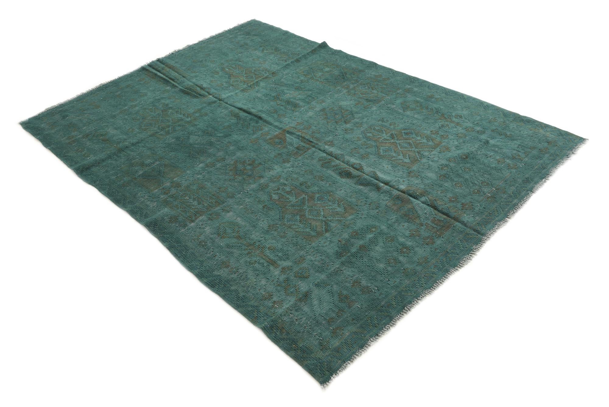 5' x 7' Hand Woven Kilim Modern Wool Rug