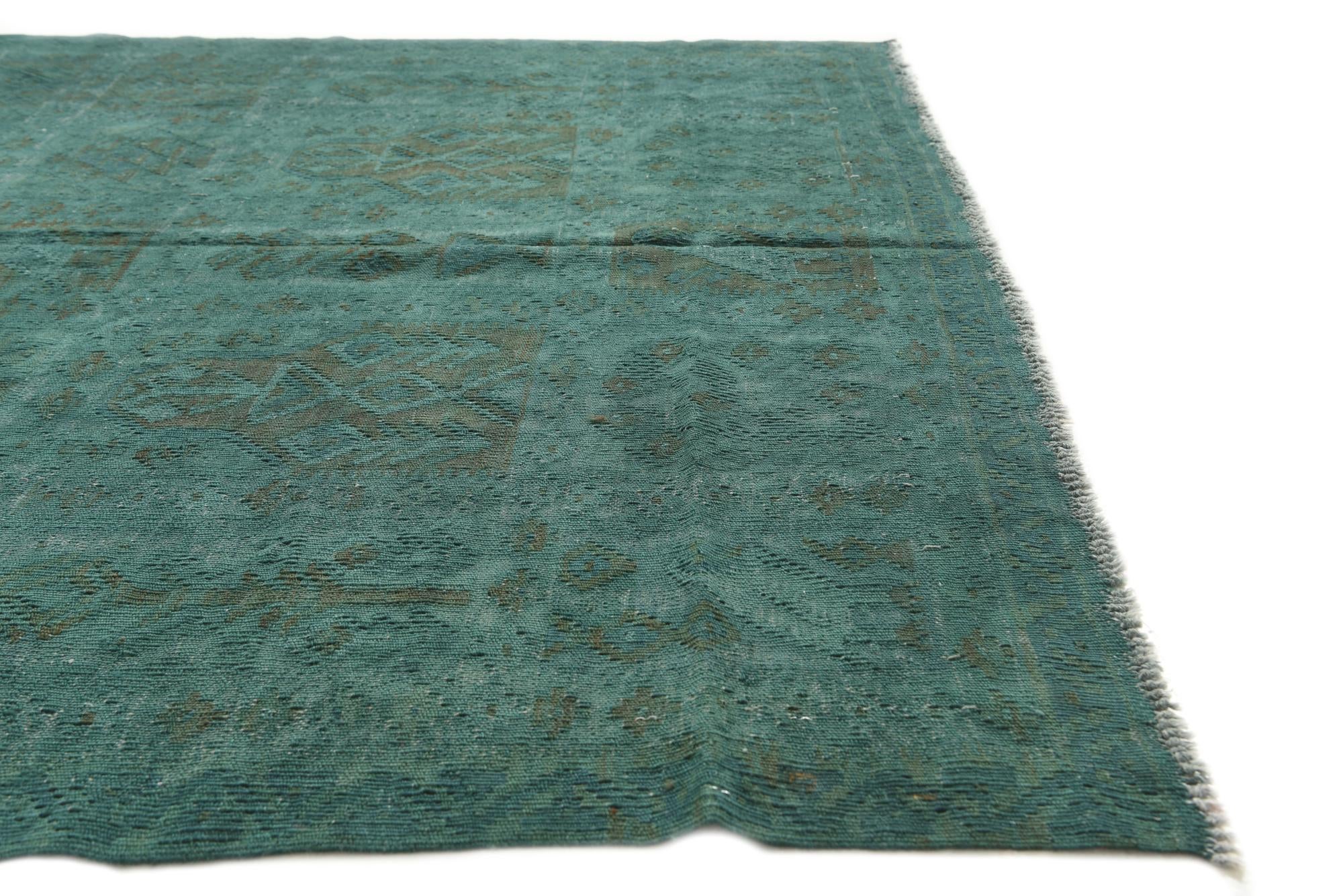 5' x 7' Hand Woven Kilim Modern Wool Rug