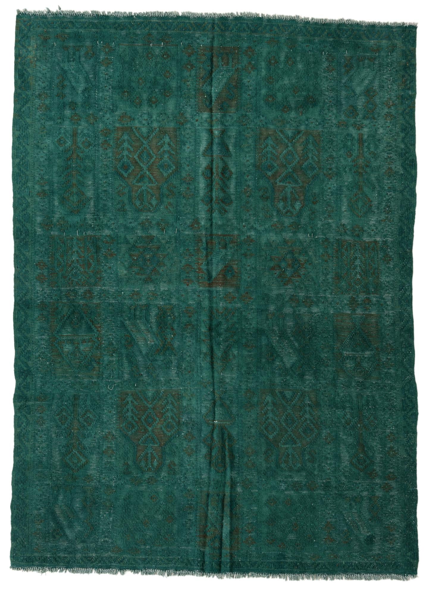 5' x 7' Hand Woven Kilim Modern Wool Rug