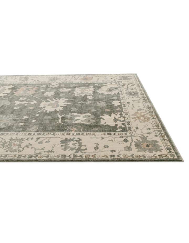8' 2 x 10' Hand Knotted Oushak Wool Rug