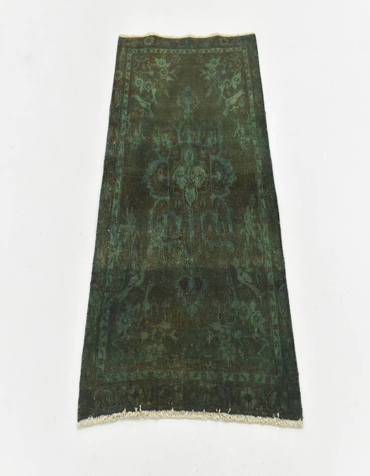 Detail image of 2' 9 x 4' 3 Hand Knotted Ultra Vintage Persian Wool Rug