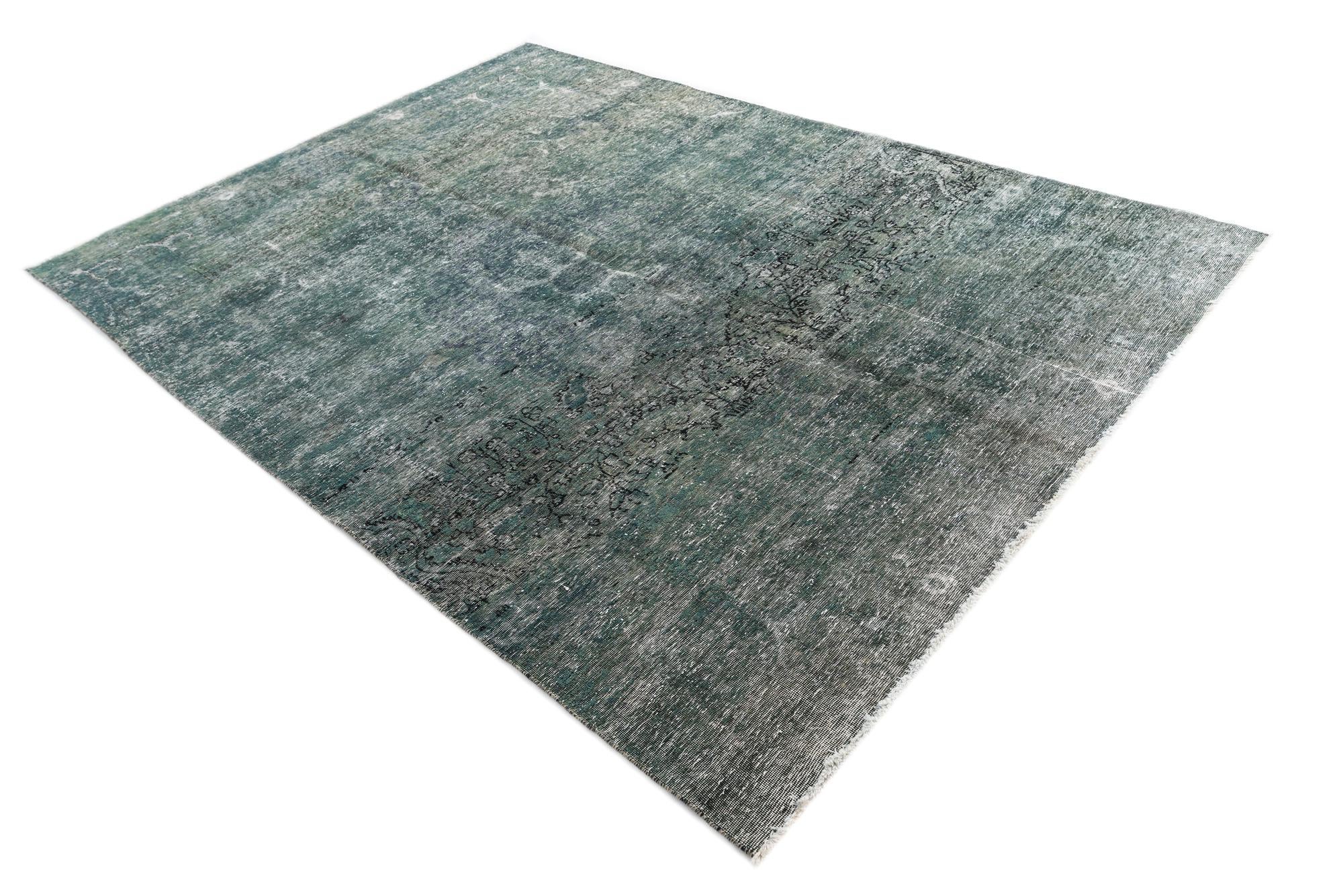 6' 10 x 9' 6 Hand Knotted Ultra Vintage Persian Wool Rug